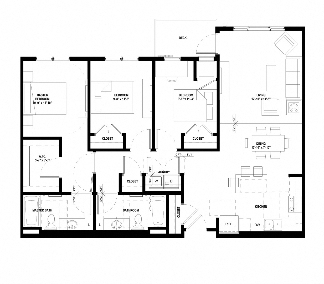 Floor Plans of Compass Pointe in New Hope, MN