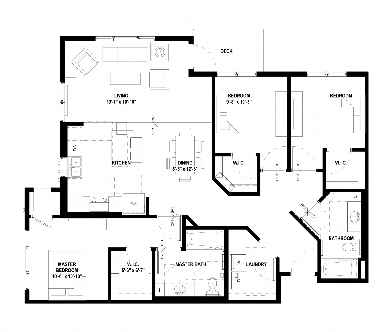 Compass Pointe Apartments in New Hope MN D3_1369 sf