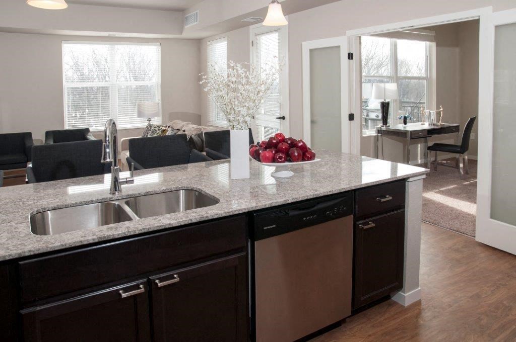 Granite Countertops at Overlook on the Creek, Minnetonka, MN