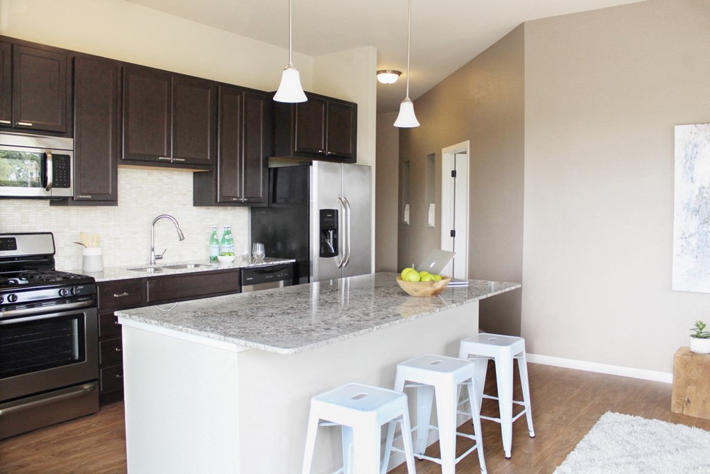 Gourmet Kitchens with Islands at Overlook on the Creek, Minnetonka, 55305