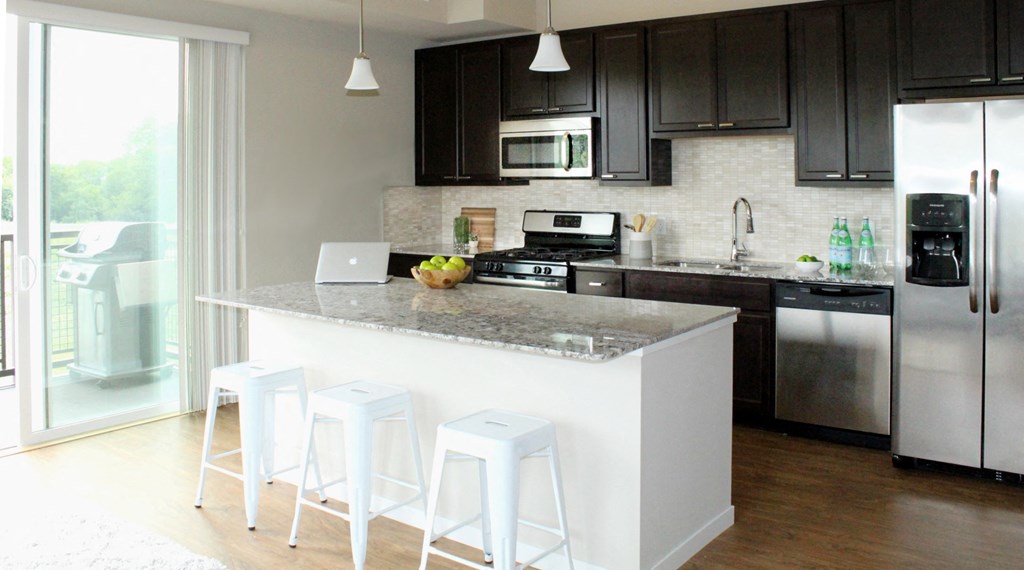 Espresso Cabinetry at Overlook on the Creek, Minnetonka, Minnesota