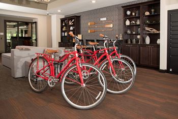 Community Bike Share at Overlook on the Creek, Minnetonka, Minnesota