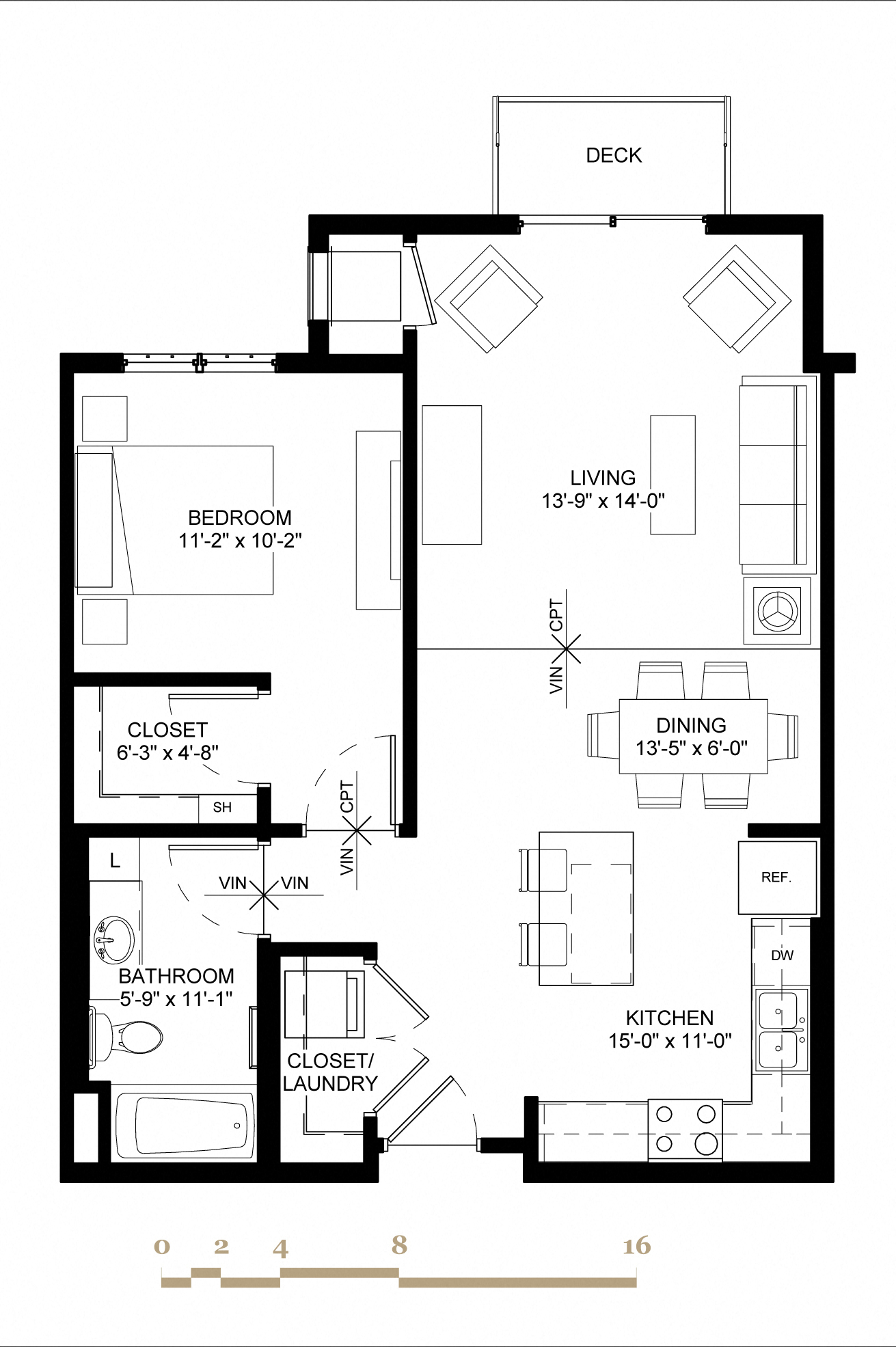 Village Commons Townhomes in Savage, MN Egan A1 Floorplan