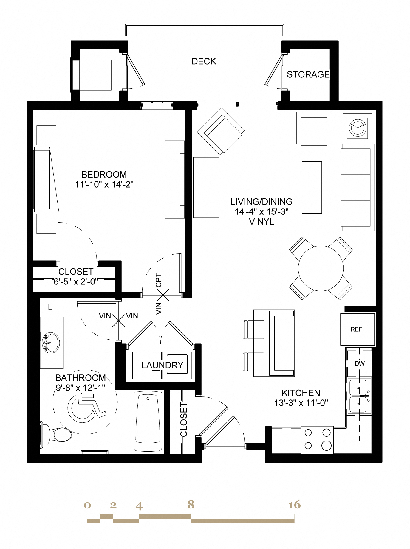 Village Commons Townhomes in Savage, MN Lynn A3 Floorplan