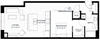 1L Floor plan 1L Floor plan at Custom House, St. Paul, 55101