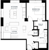1T Floor plan 1T Floor plan at Custom House, Minnesota, 55101