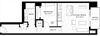 1W Floor plan 1W Floor plan at Custom House, St. Paul
