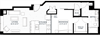 1X Floor plan 1X Floor plan at Custom House, St. Paul, MN