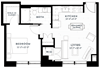 1C Floor plan 1C Floor plan at Custom House, St. Paul, MN 55101