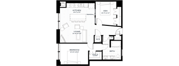 Floor plan at Custom House, St. Paul, MN