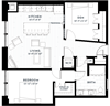 Floor plan Floor plan at Custom House, St. Paul, MN