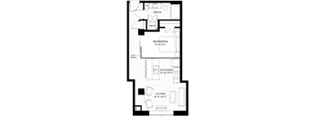 1F Floor plan at Custom House, St. Paul, MN