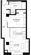 1F Floor plan 1F Floor plan at Custom House, St. Paul, MN