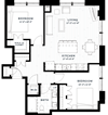2C Floor plan 2C Floor plan at Custom House, Minnesota