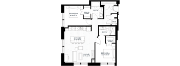 2G Floor plan at Custom House, Minnesota, 55101