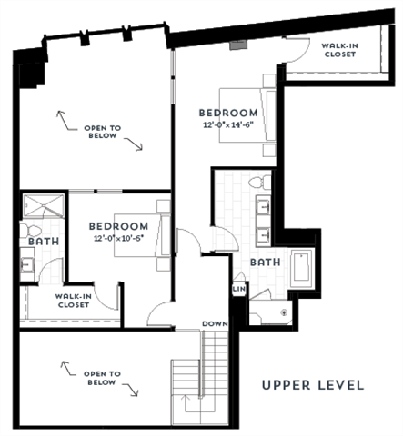 3+A Floor plan at Custom House, Minnesota