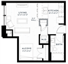 A1 Floor plan A1 Floor plan at Custom House, St. Paul, Minnesota
