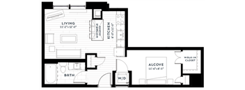 A3 Floor plan at Custom House, St. Paul