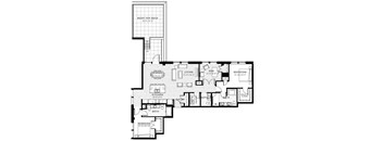PH2 Floor plan at Custom House, St. Paul, MN