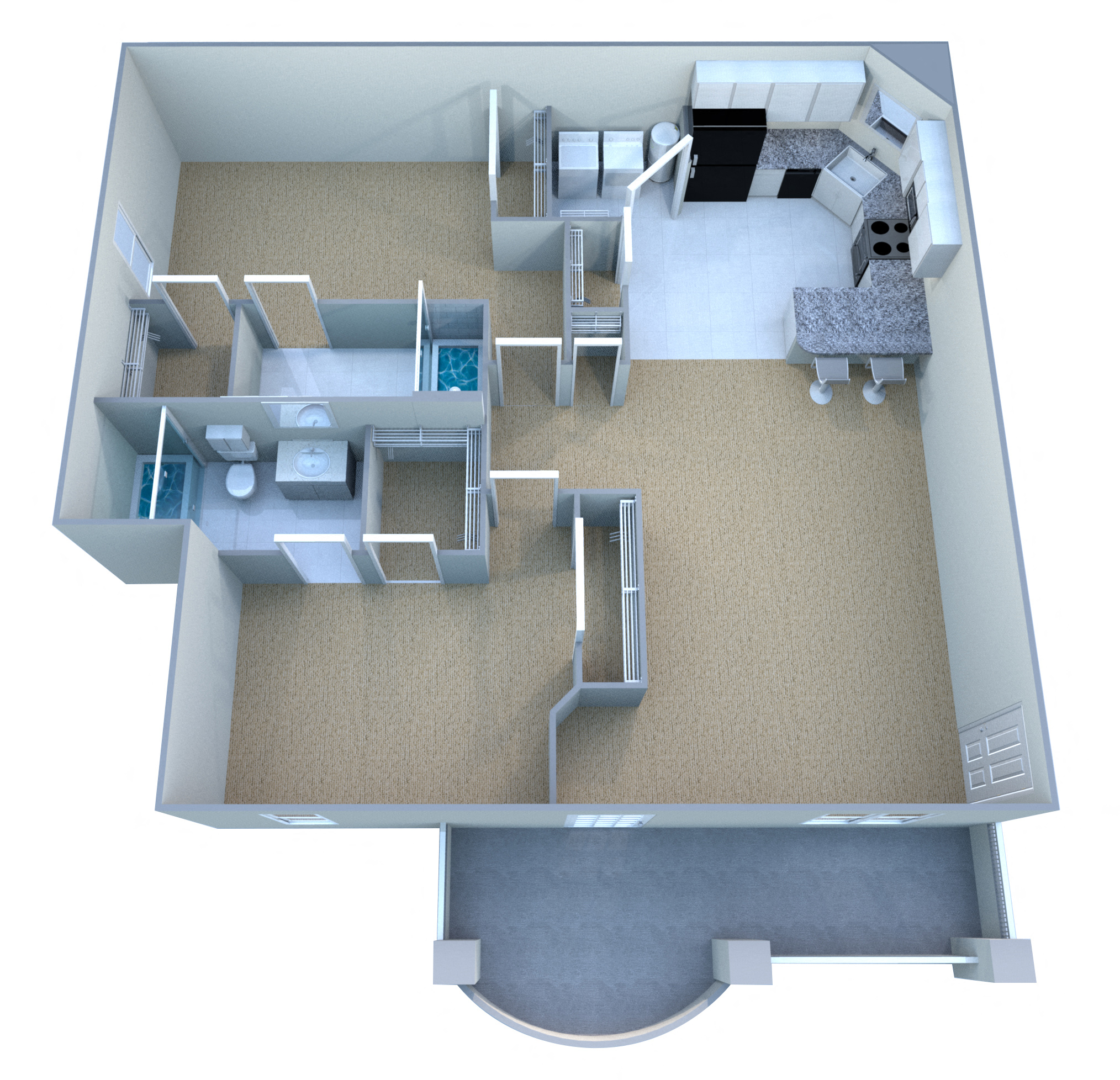 4097-1 Cadillac Drive 1-2 Beds Apartment for Rent - Photo Gallery 20