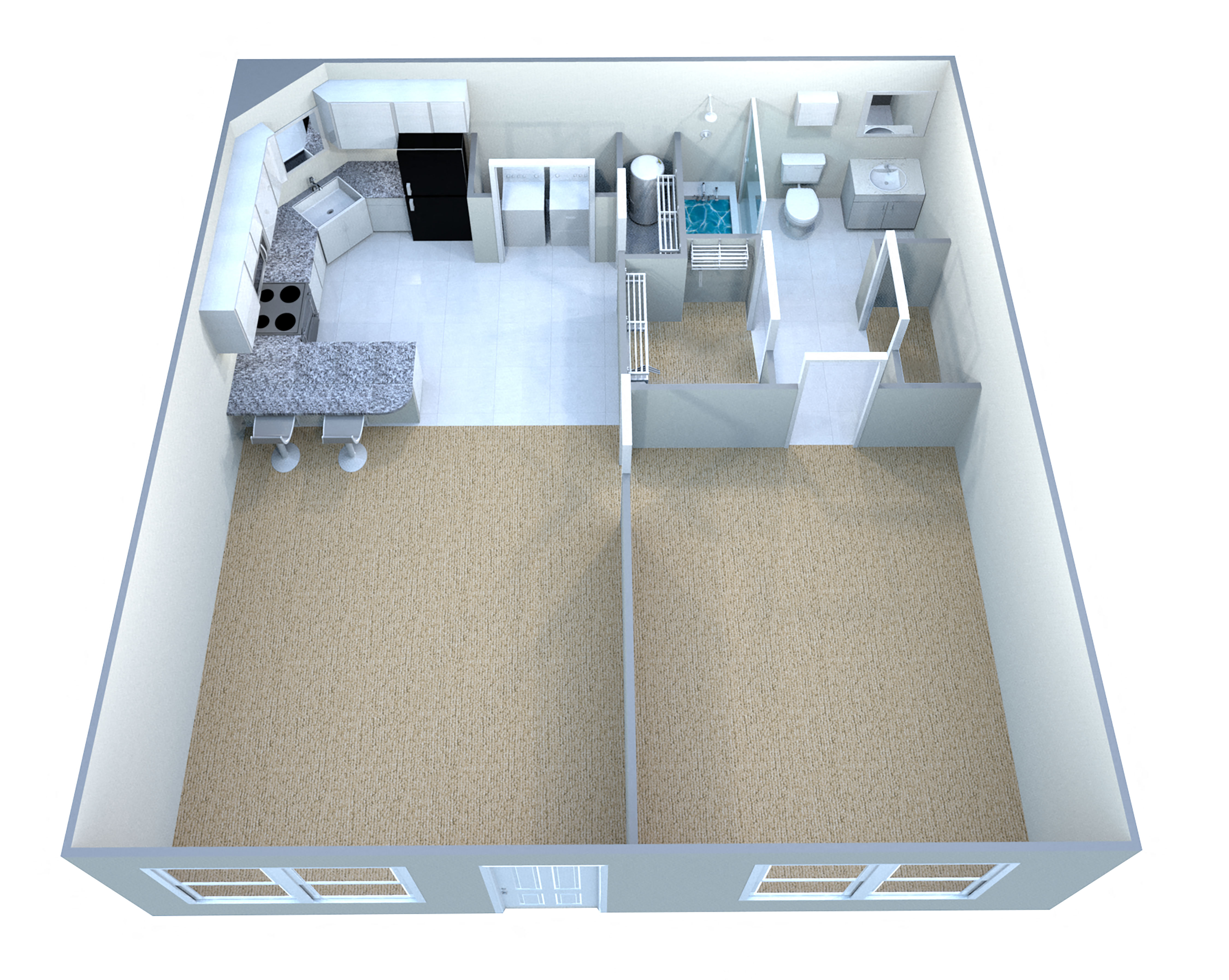 Custom Deluxe III Executive Suite - Fully Furnished & Paid Utilities