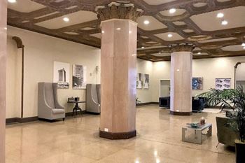 lobby with furnishings at Thomas Jefferson Tower, Alabama