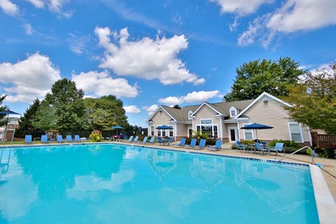 the swimming pool at the estates at johnsbury