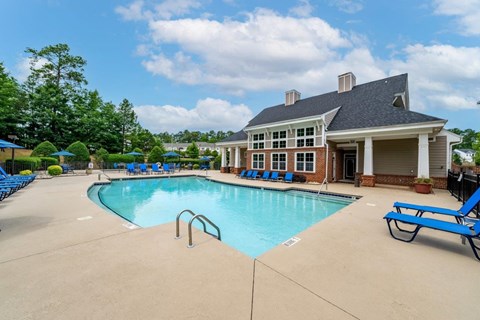 the swimming pool at our apartments