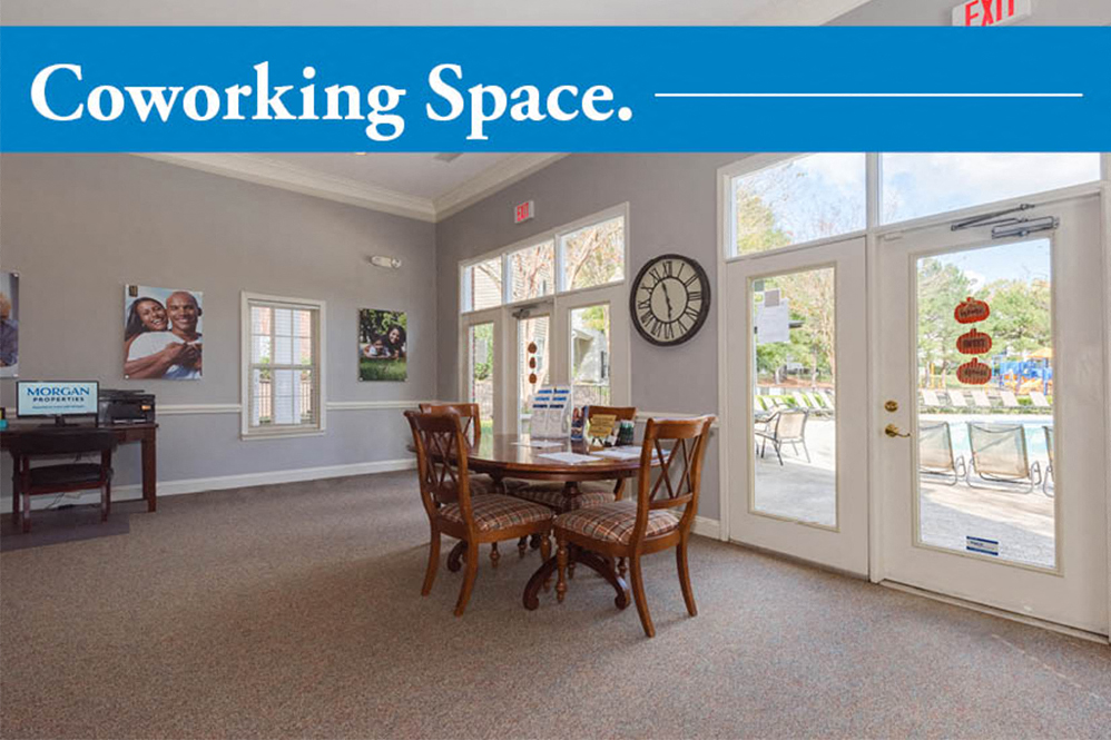 a dining room with a table and chairs