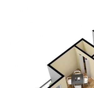 St. Andrews Commons Apartments, Columbia South Carolina, B1 3D floorplan