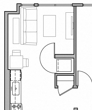 Floorplan Floorplan at The Whittaker, WA 98116