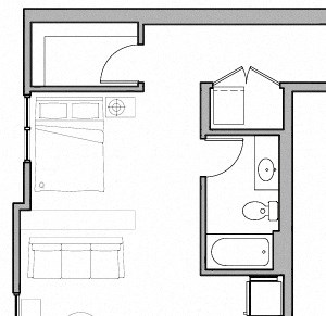 Floorplan Floorplan at The Whittaker, Seattle