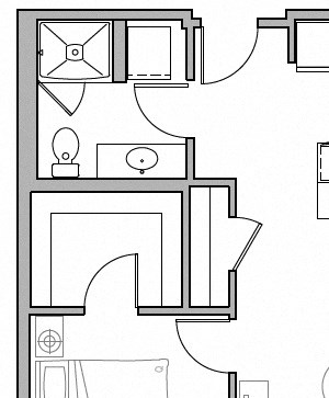 Floorplan Floorplan at The Whittaker, Washington 98116