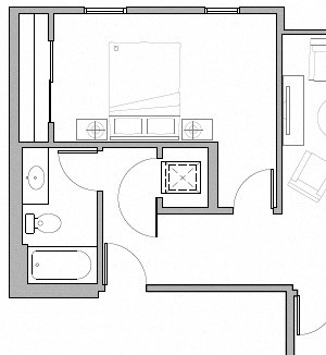 Floorplan Floorplan at The Whittaker, Washington 98116