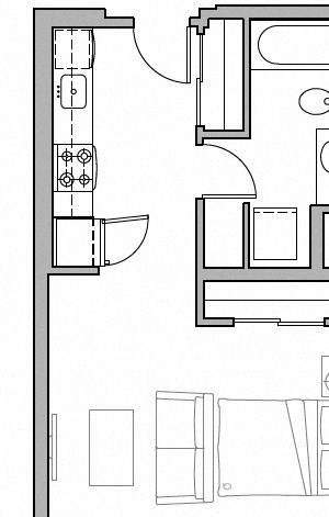 Floorplan Floorplan at The Whittaker, Seattle 98116