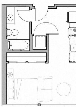 Floorplan Floorplan at The Whittaker, Washington 98116