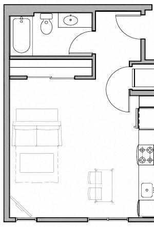 Floorplan Floorplan at The Whittaker, WA 98116