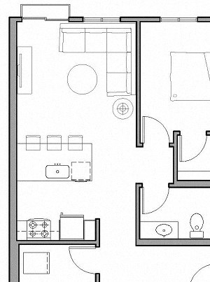 Floorplan Floorplan at The Whittaker, Washington 98116