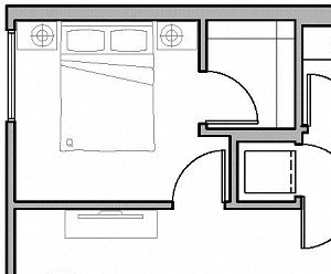 Floorplan Floorplan at The Whittaker, Seattle, WA 98116