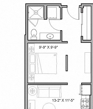Floorplan Floorplan at The Whittaker, Washington