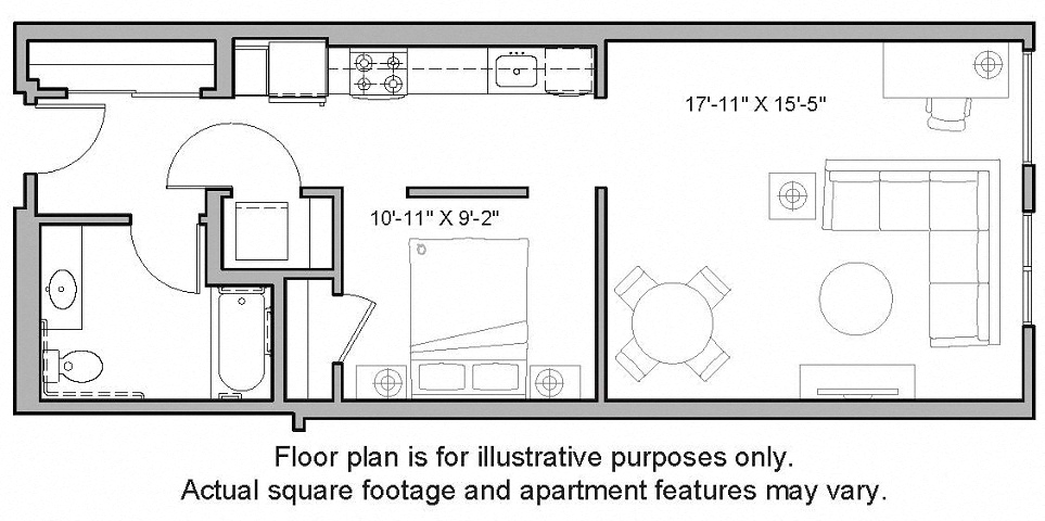 Floorplan at The Whittaker, Seattle