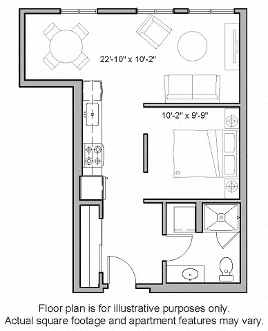Floorplan at The Whittaker, Washington 98116