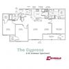 A picture of the 3-bedroom, 2-bathroom Cypress at St. Andrews Cypress