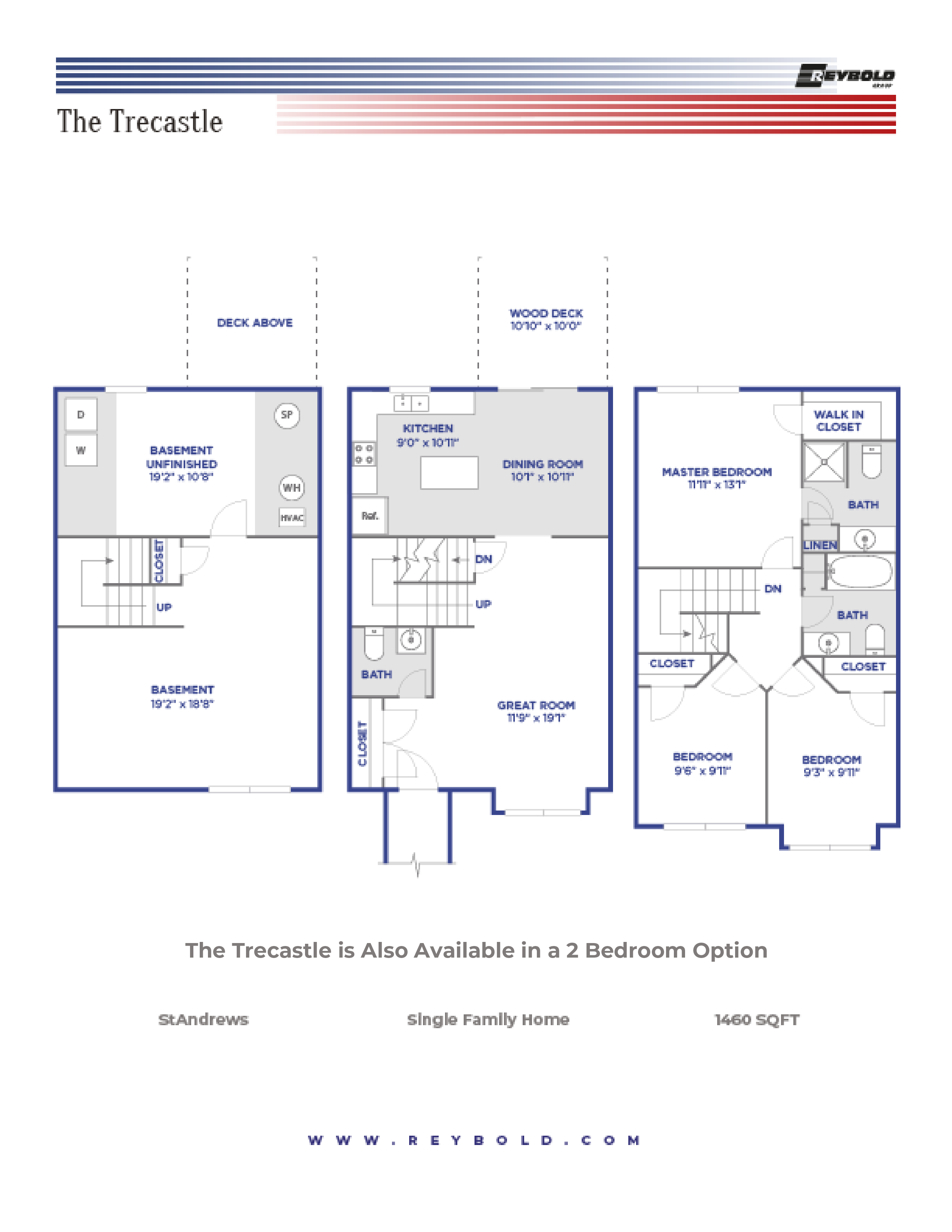 The Trecastle 2Bed 1460sqft