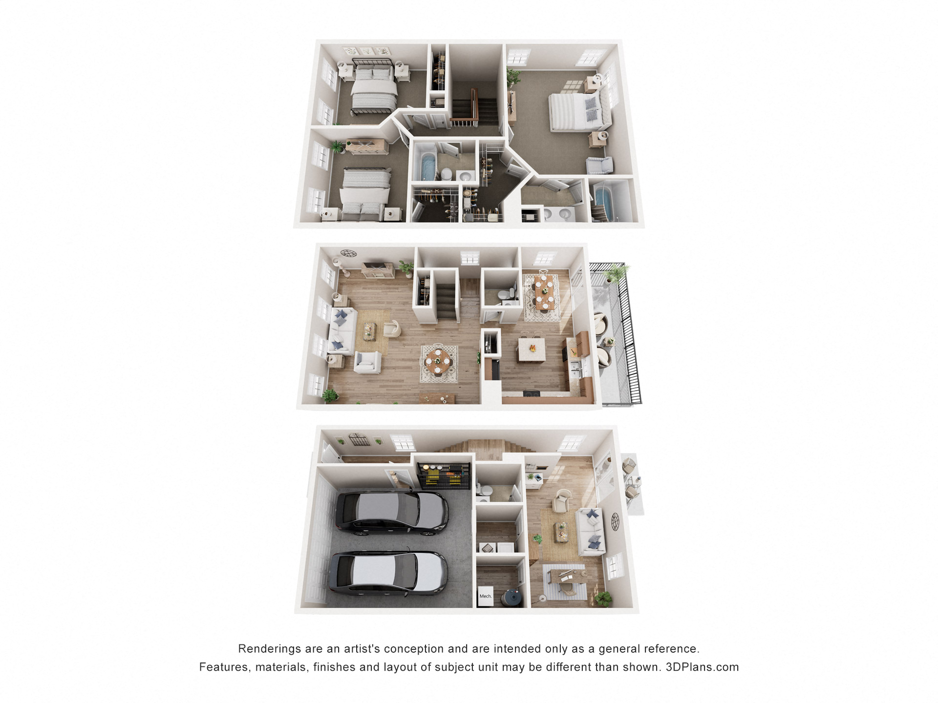 Thornhill II 3BR Townhome