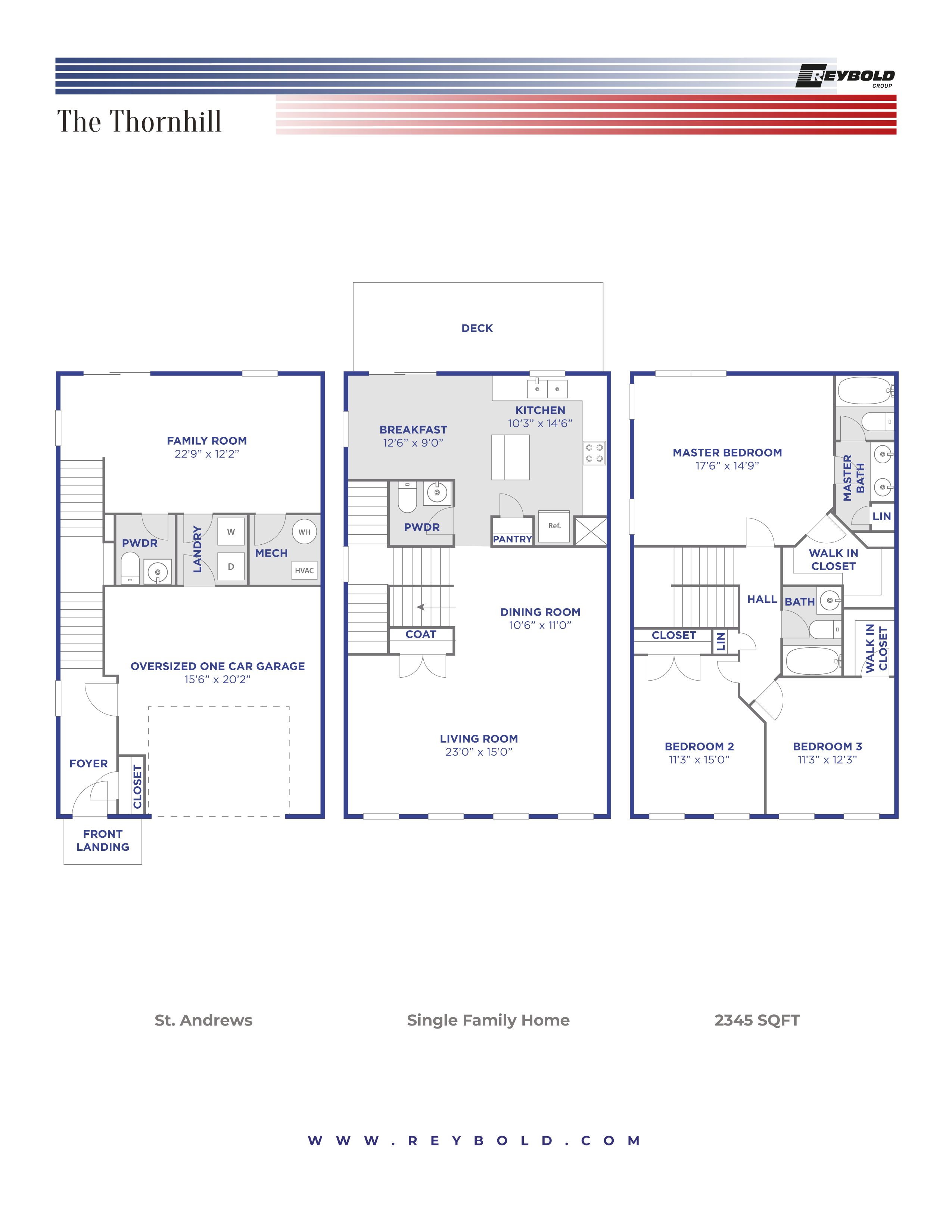 The Thornhill 3Bed 2345Sqft