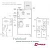 The Twinleaf floorplan The Twinleaf floorplan