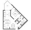 Enjoy modern design and city views in Airdrie suites 1 bed, 1 bath, upscale apartments with patio at Airdrie Place in Airdrie, AB