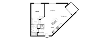 1 bed, 1 bath, modern apartments with balcony access at Airdrie Place in Airdrie, AB