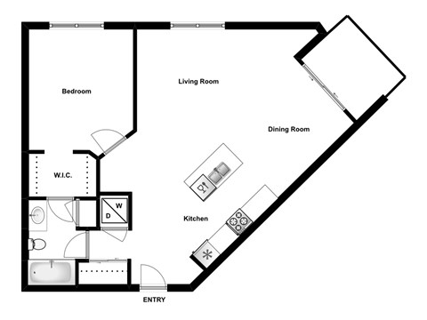 1 bed, 1 bath, modern apartments with balcony access at Airdrie Place in Airdrie, AB